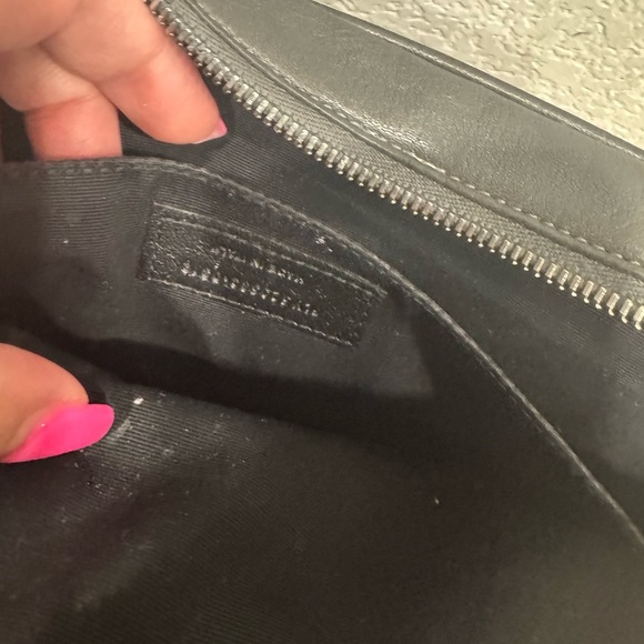 Saint Laurent Small Mono Leather Camera Bag-Grey - Picture 9 of 17